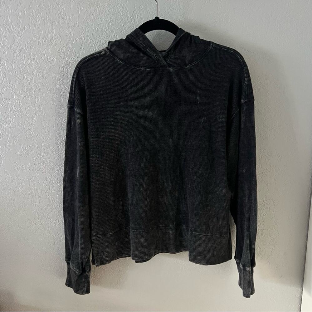 Michael Stars Kylo Acid Wash Thermal Hoodie